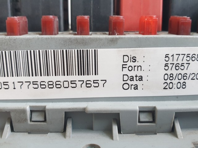 512462 Fiat Bravo 2, 2009, Külső Biztosítéktábla, 51775686.