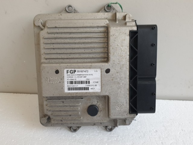512468 Opel Corsa C, 2008, 1.3 Diesel, Motorvezérlő, 55187472. Ecu.