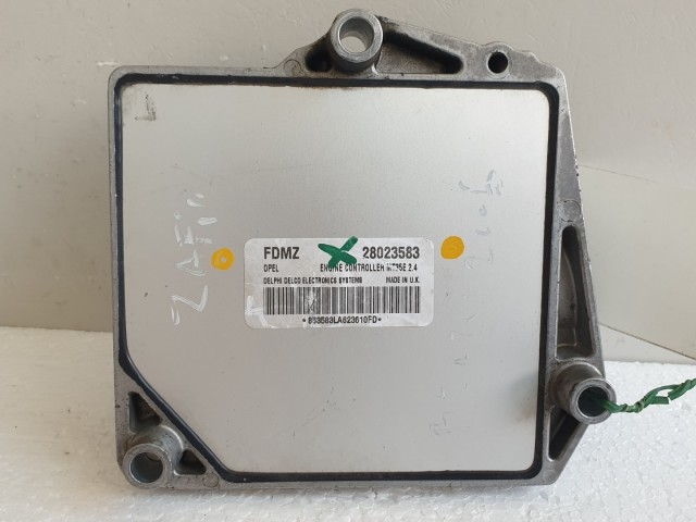 512478 Opel Zafira B, 2006, Motorvezérlő, Ecu, 28023583.