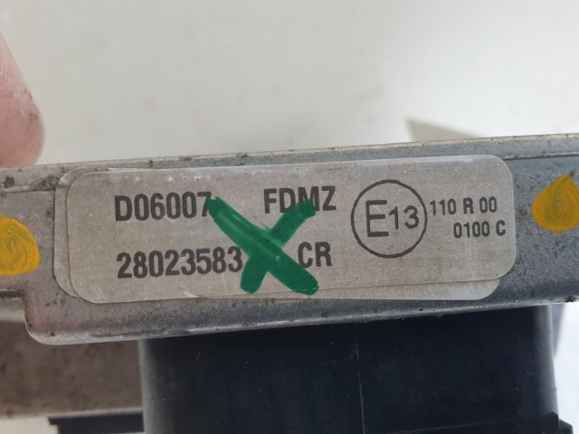 512478 Opel Zafira B, 2006, Motorvezérlő, Ecu, 28023583.