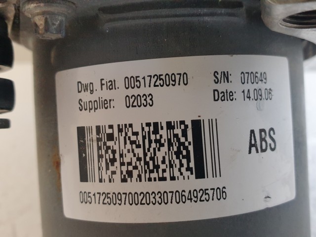 512482 Fiat Ducato 2009, ABS Kocka, 0265231617, 0265800461.