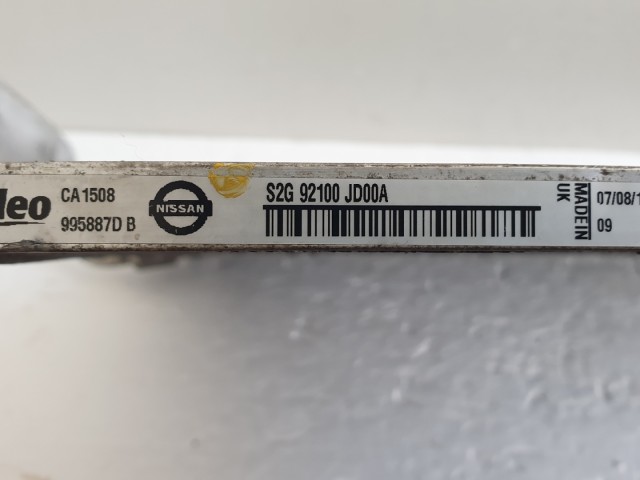 512492 Nissan Qashqai 2013, Klímahűtő, Radiátor, 92110JD00B.