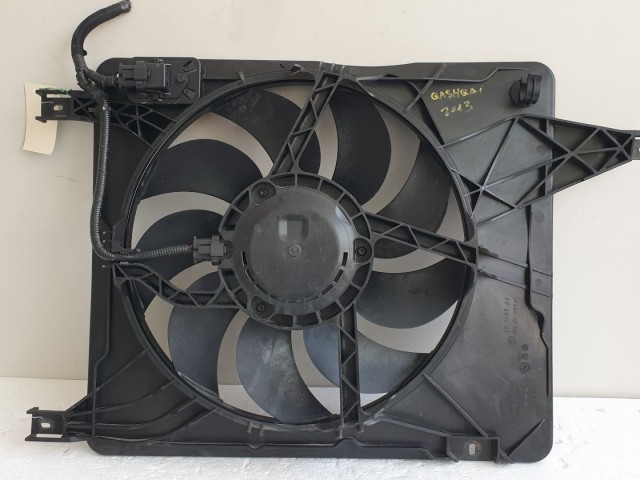 512493 Nissan Qashqai 2013, Hűtőventilátor, Kompletten.