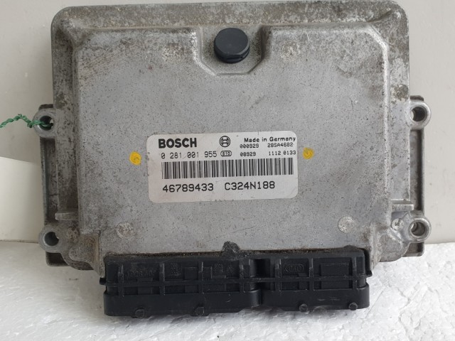 512334 Fiat Punto, 1.9 Jtd, 2001, Motorvezérlő, 46789433, 0281001955.