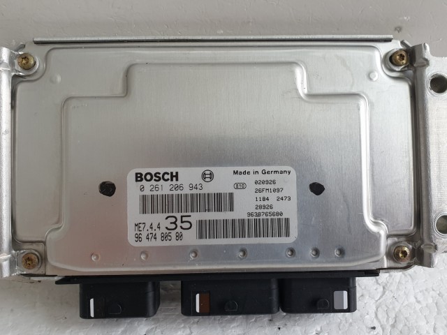 512353 Peugeot 307, Motorvezérlő, 9647480580, 0261206943, Ecu.