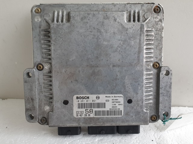 512358 Fiat Ulysse, Jtd, Motorvezérlő, 9646719080, 0281011031, Ecu.
