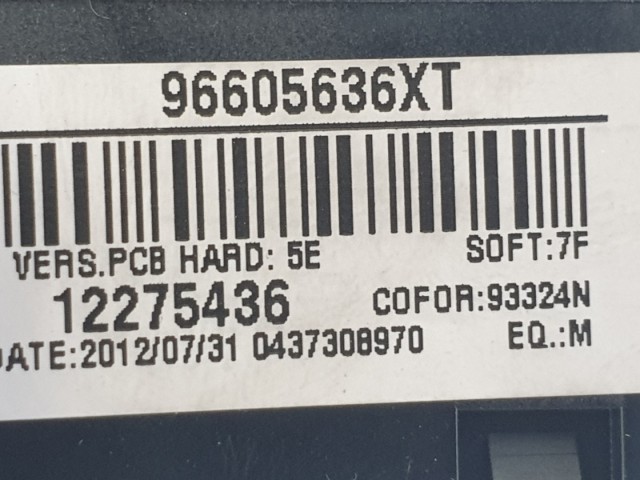 512528 Peugeot 206, Tempomatos Kormánykapcsoló,  E H Ködlámpás.