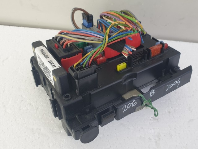 512529 Peugeot 206, Külső Biztosítéktábla, 9650664080. BSM B3.