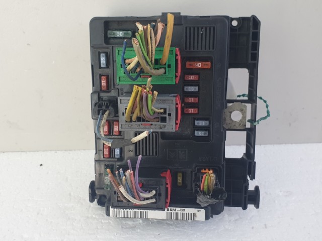 512531 Citroen Xsara,  Biztosítéktábla, 9650618480, BSM B3,  Siemens.