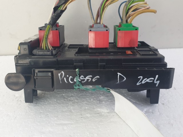 512531 Citroen Xsara,  Biztosítéktábla, 9650618480, BSM B3,  Siemens.