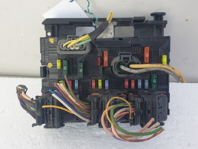 512532 Citroen C2, Külső Biztosítéktábla, 9659741880. BSM L04. Delphi.