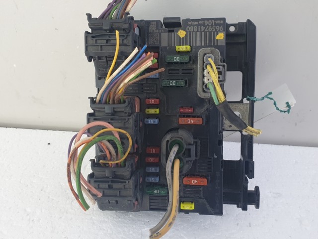 512532 Citroen C2, Külső Biztosítéktábla, 9659741880. BSM L04. Delphi.