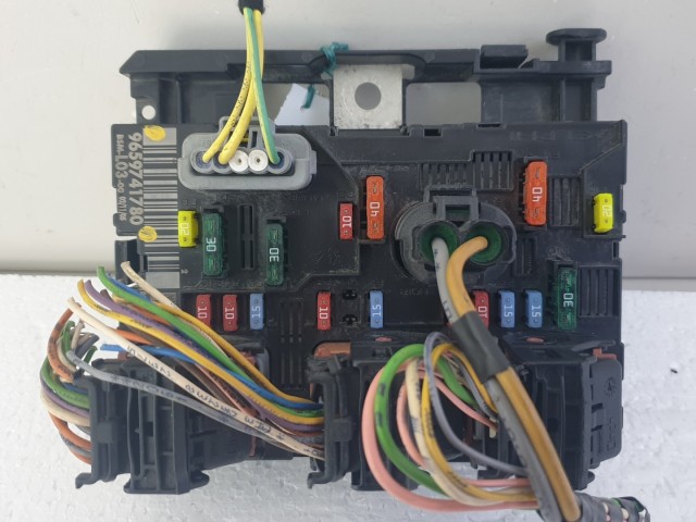 512533 Citroen C2, Külső Biztosítéktábla, 9659741780. BSM L03. Delphi.