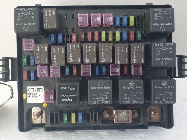 512535 Ssangyong Rexton 2006, Diesel Biztosítéktábla, AK-4920.