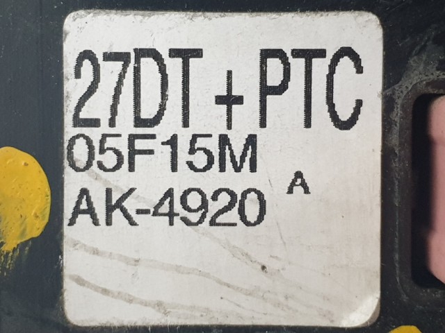 512535 Ssangyong Rexton 2006, Diesel Biztosítéktábla, AK-4920.