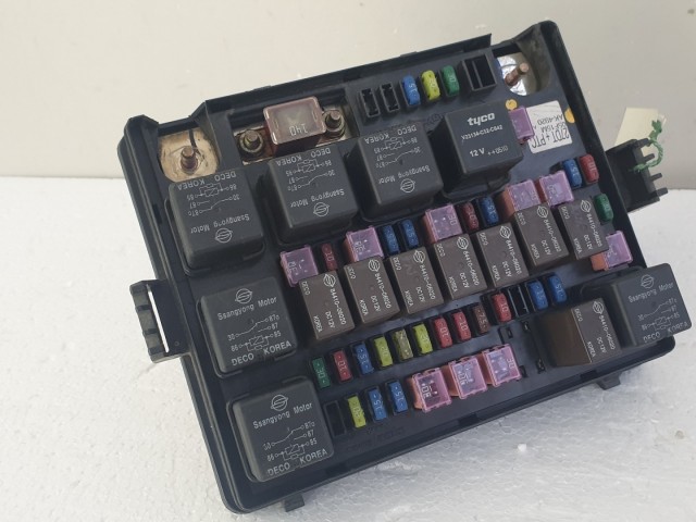 512535 Ssangyong Rexton 2006, Diesel Biztosítéktábla, AK-4920.