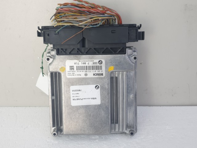 512536 Bmw 1 es, 2006, Motorvezérlő, 7801710, 0281013252. Ecu, Bosch.
