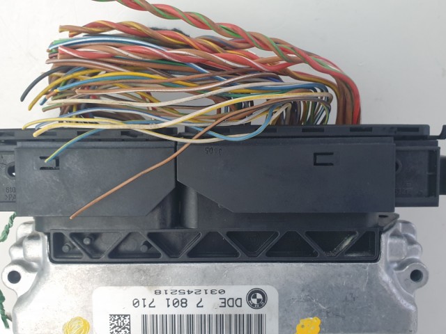 512536 Bmw 1 es, 2006, Motorvezérlő, 7801710, 0281013252. Ecu, Bosch.