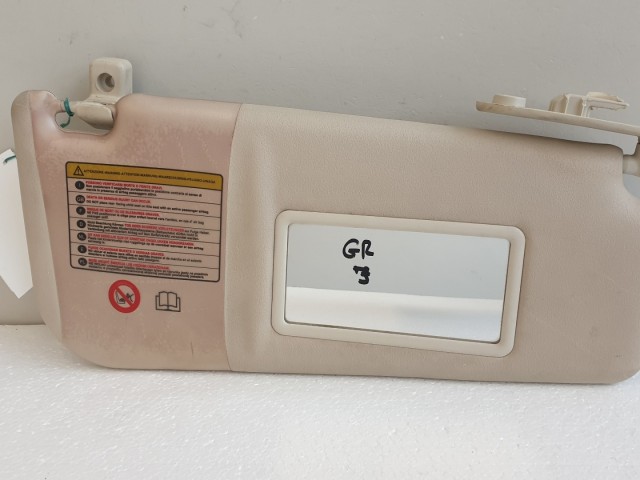 512553 Fiat Grande Punto Jobb Napellenző, Tükörrel Szerelt.