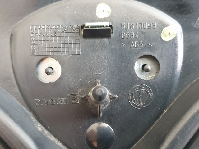 512559 Lancia Musa 2008, Hűtőrács, Díszrács, 51810093. Hűtőmaszk.