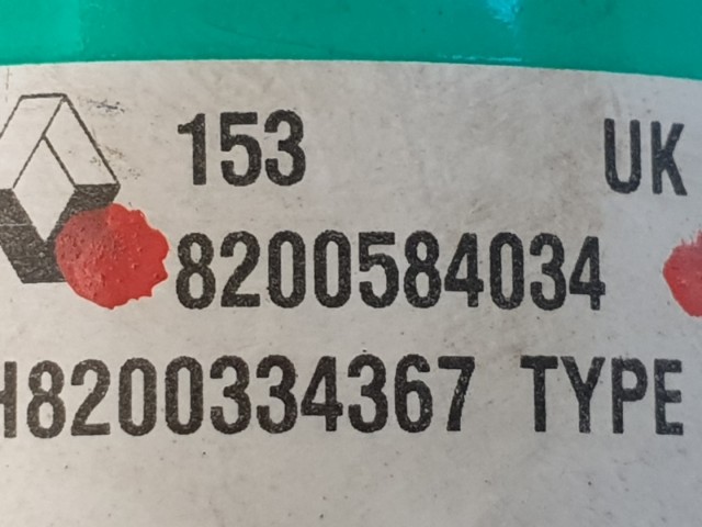 512632 Renault Scenic 2, Clio, Közös Nyomócső, Szeleppel, 93077511A.