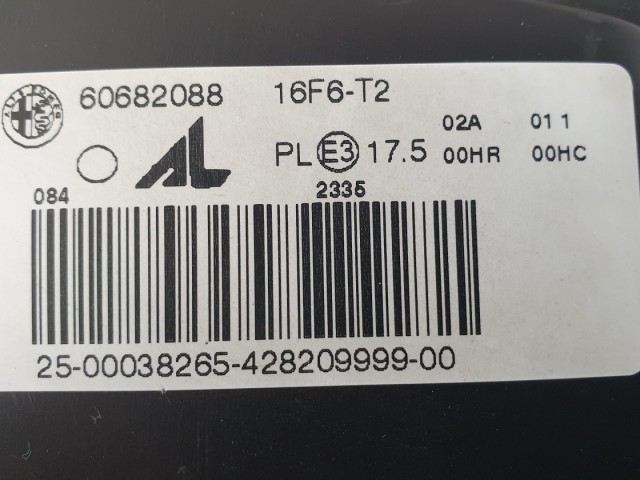 512639 Alfa Romeo 159, 2007, Jobb Projektoros Fényszóró. 60682088.