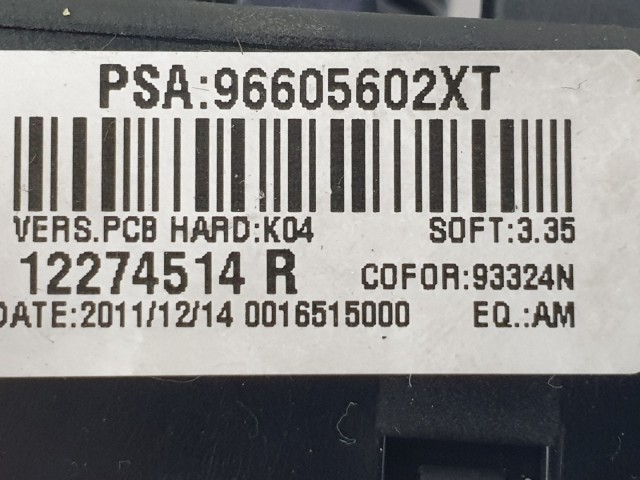 512663 Peugeot 307, Kormánykapcsoló, Légzsákszalag, E-H Köd, 3 Csati. 