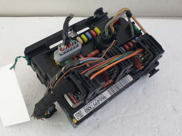 512666 Peugeot 207, 2009, Biztosítéktábla, 9664997880, Bsm-00, R09, Valeo.