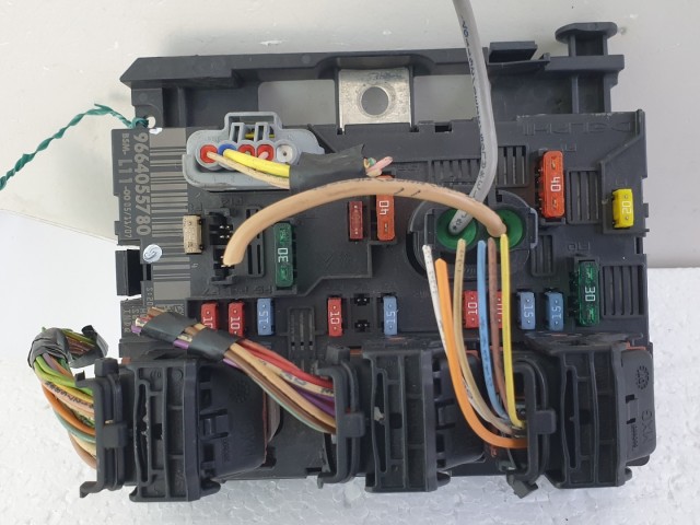 512668 Peugeot 207, Biztosítéktábla, 9664055780, Bsm L11, Delphi.