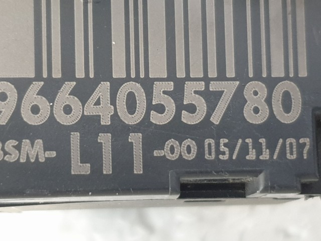 512668 Peugeot 207, Biztosítéktábla, 9664055780, Bsm L11, Delphi.