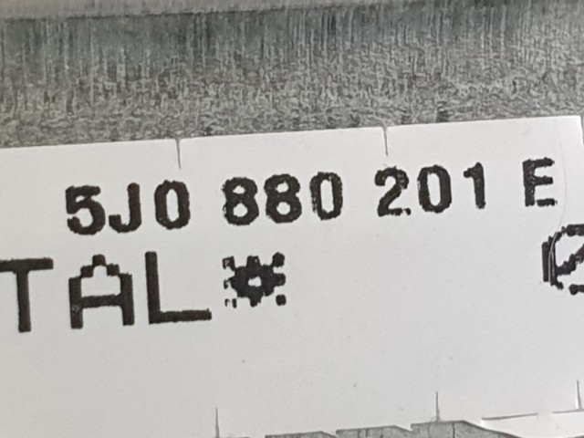 512675 Skoda Fabia 2, Kormánylégzsák, Légzsák,  5J0880201E, 1 Csati.