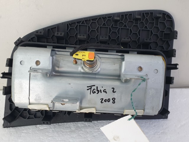 512677 Skoda Fabia 2, 2008, Utasoldali Légzsák, Légzsákpárna, 5J1880202B.