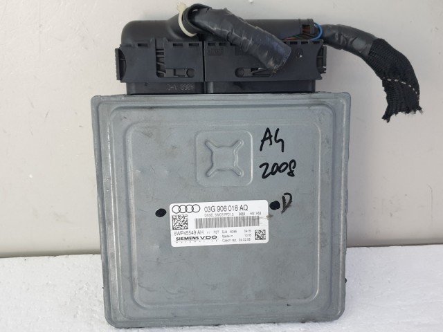 512690 Audi A4 2008, Motorvezérlő, 5WP45549AH, 03G906018AQ. Siemens.