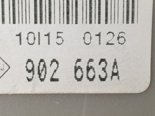 512692 Renault Clio 3, 2009, Külső Biztosítéktábla, 902663A,  