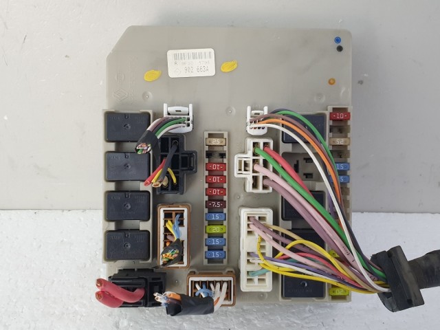 512693 Renault Clio 3, 2010, Külső Biztosítéktábla, 902663A,  