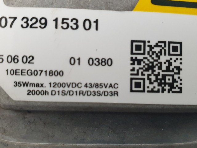 512794  Bmw 3 as, 2007, Jobb XENON Fényszóró, 7162128-13. Lámpa.