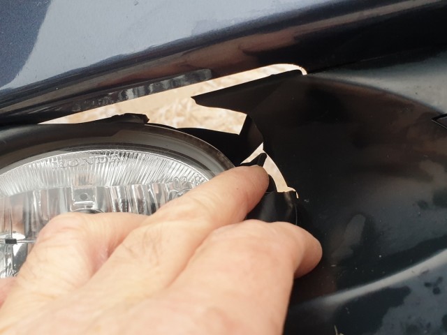 512801 Honda FR-V 2006, Ködlámpás Lökhárító, 71101SJDAZZ00.