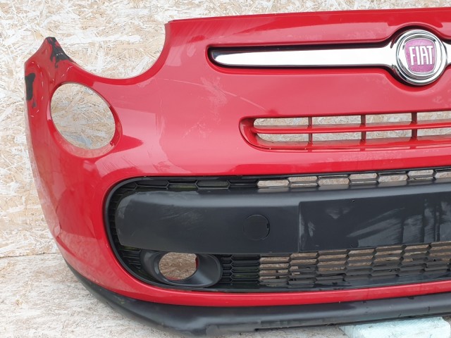 512806 Fiat 500 L, 2014, Első Lökhárító, Javított.