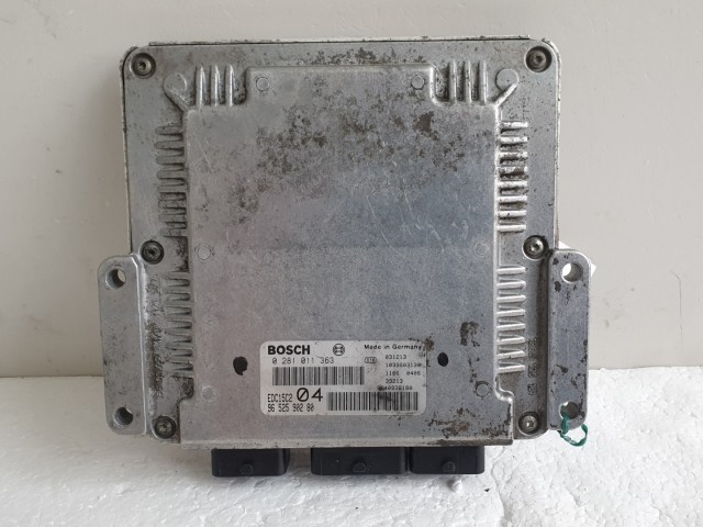 512361 Peugeot 807, Motorvezérlő, 9652590280, 0281011363, Ecu.