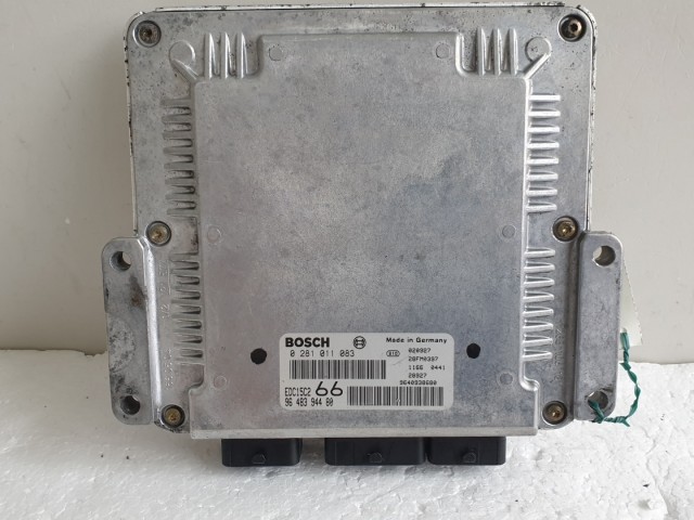 512364 Peugeot 206 Hdi, Motorvezérlő, 9648394480, 0281011083, Ecu.