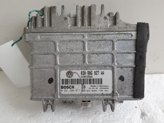 512366 VW Polo 1998, Motorvezérlő, 030906027AA, 0261204617, Ecu.