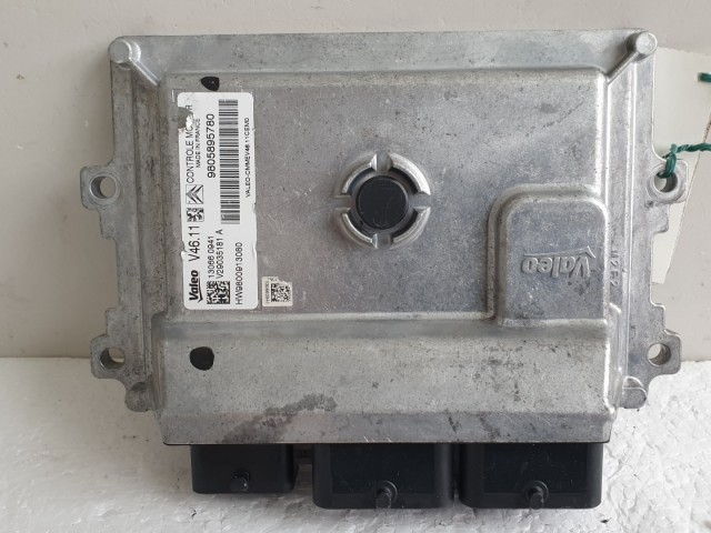 512370 Peugeot 208, Motorvezérlő, HW9800913080, 9805895780, Ecu.