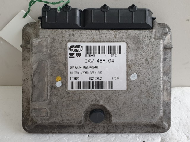 512385 Fiat Multipla Bipower  Motorvezérlő, Ecu, 51798647, Magneti.