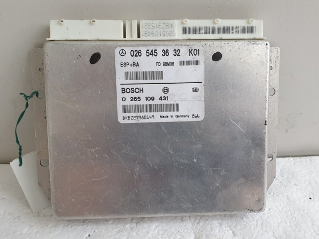 512386 Mercedes A 168, ESP Menetstabilizátor Modul, 0265453632, 