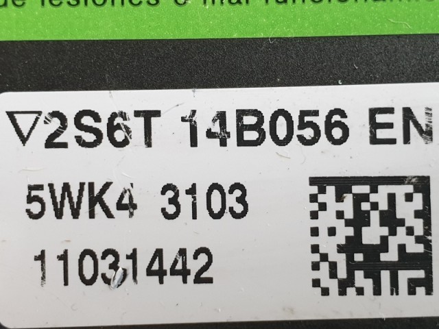 512392 Ford Fiesta 2006, Légzsák Indító Elektronika, 2S6T14B056EN.