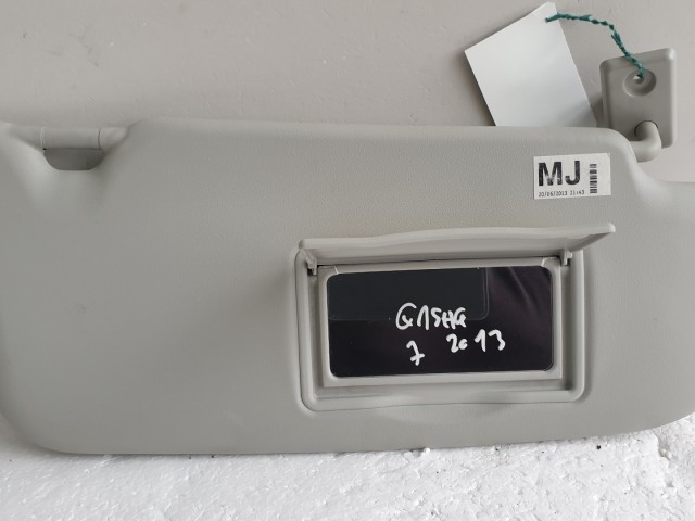 512396 Nissan Qashqai 2013, Jobb Napellenző, Tükörrel Szerelt.