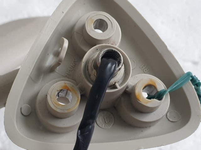 512399 Fiat Freemont Jobb Napellenző, Tükörrel Lámpával Szerelt. 2013.