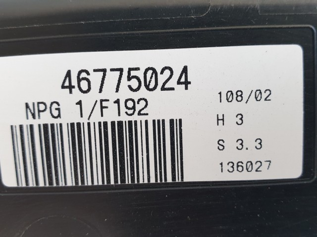 510995 Fiat Stilo, 2002, Bal Első Ajtó  Ablakemelő Elektronika. 46775024.