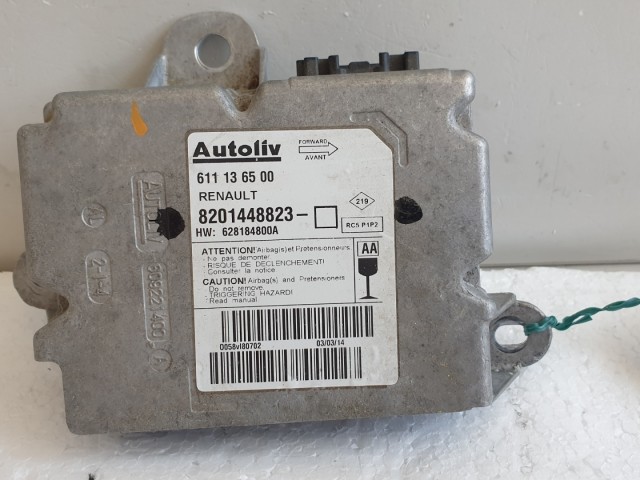 511000 Renault Master 2015, Légzsák Indító Elektronika, 8201448823.