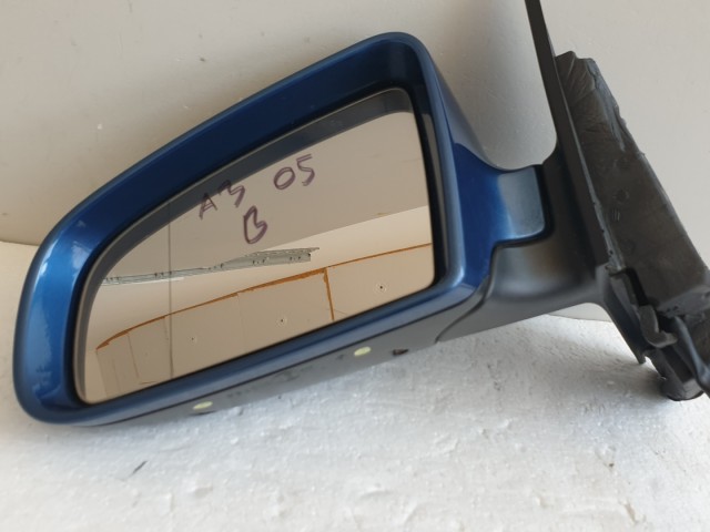 511002 Audi A3, 2005, Bal Tükör, Visszapillantó Tükör, 5 Ajtós, 5 vezeték.
